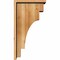Ekena Millwork Mediterranean Rough Sawn Corbel w/Backplate, Western Red Cedar, 8"W x 14"D x 26"H COR08X14X26MED01RWR - alternate 4